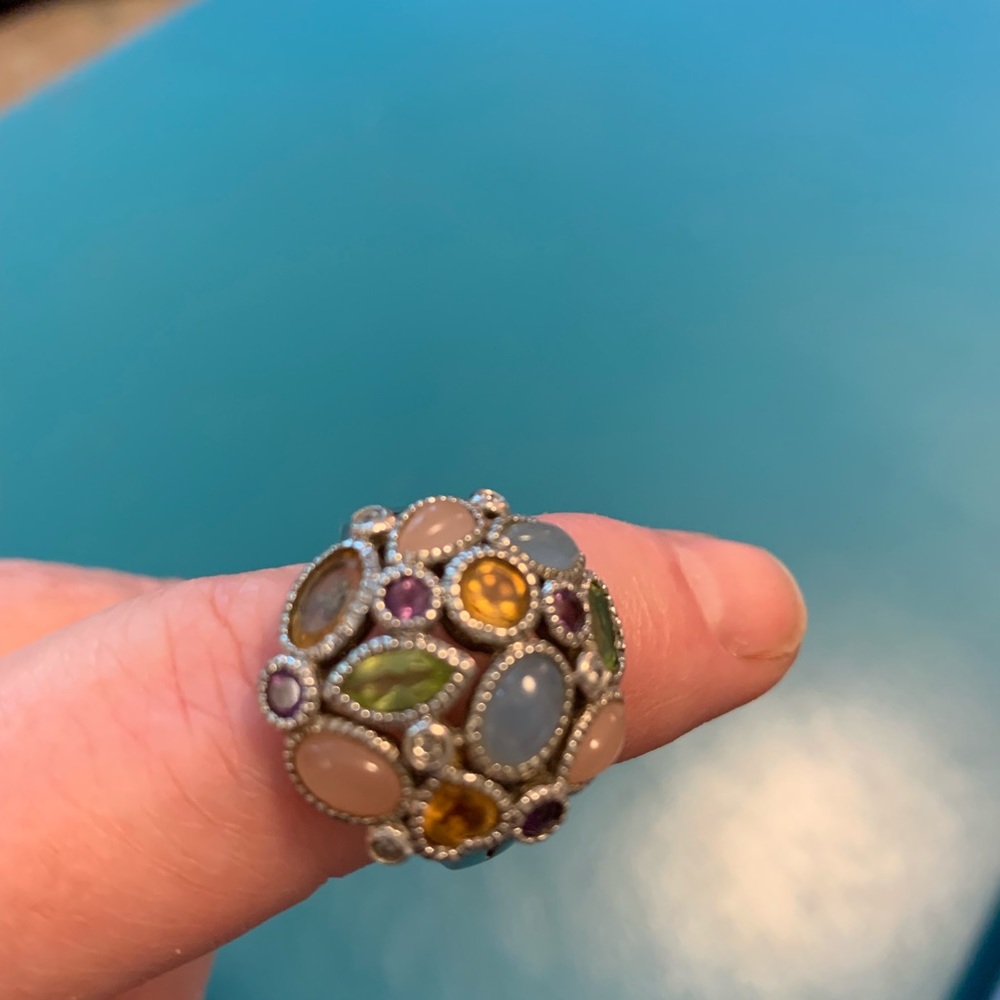 Multi Gem Ring - image 1